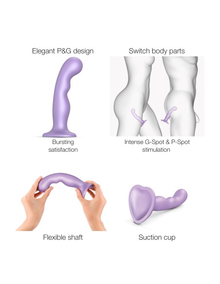 Plug Silicone P&G Strap-On-Me M 15 x 3.6cm Violet Plug Silicone P&G Strap-On-Me M 15 x 3.6cm Violet