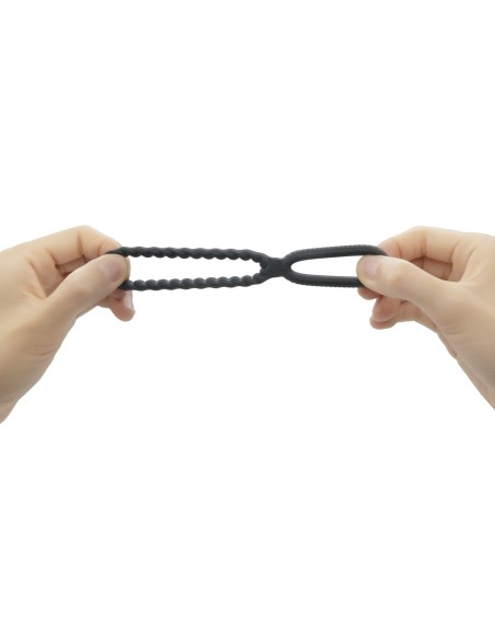 Double Anneau pénien Dual Ring Dorcel 43mm