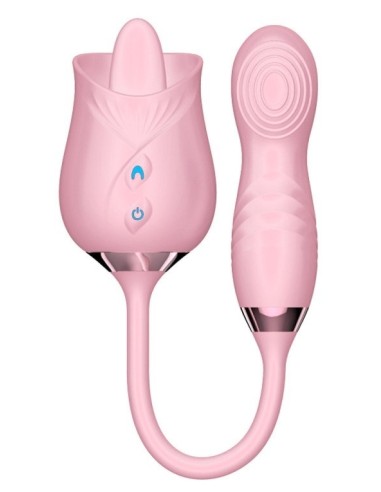 Stimulateur Rose Licking 11 x 3cm Rose