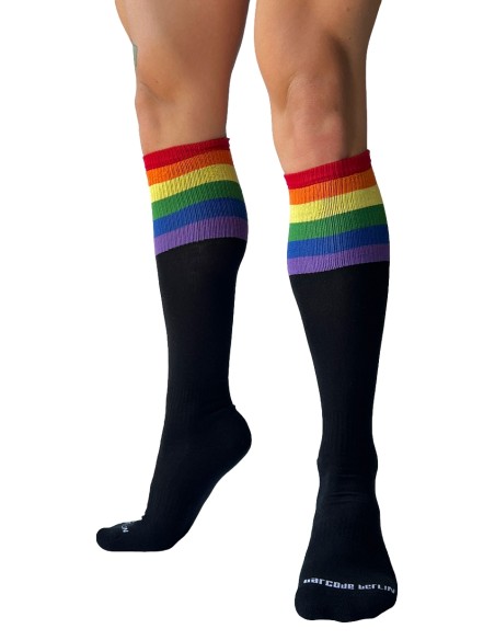 Chaussettes hautes Pride Football Noires