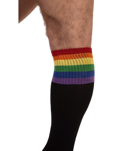 Chaussettes hautes Pride Football Noires