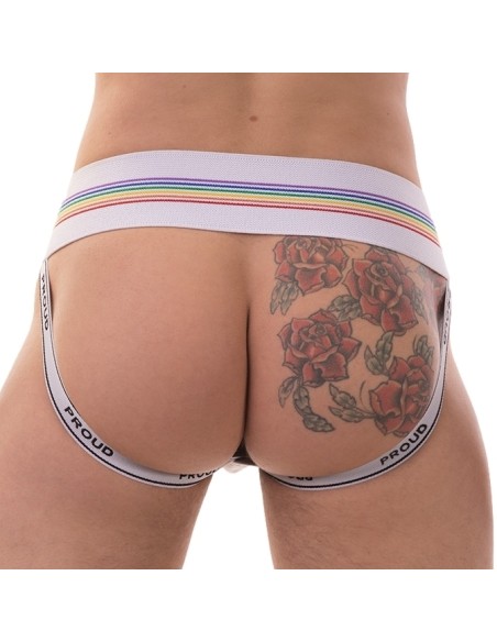 Jockstrap Proud Boy Blanc