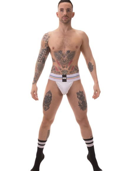 Jockstrap Proud Boy Blanc