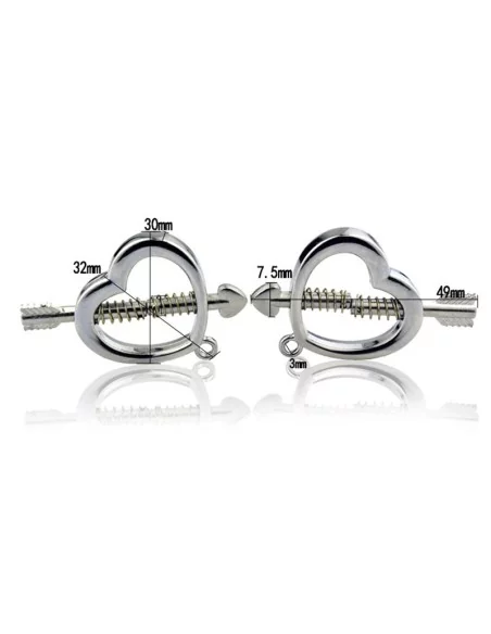 Pinces pour les tétons Cupid Heart Pinces pour les tétons Cupid Heart