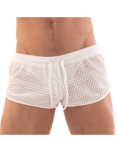 Short filet Aachet Blanc