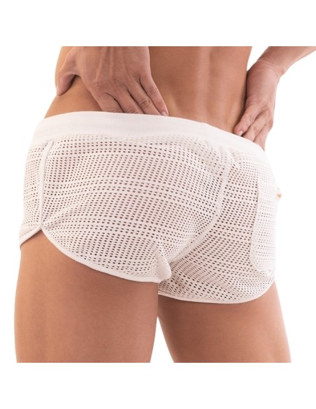 Short filet Aachet Blanc