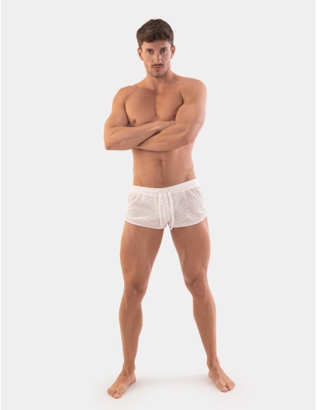 Short filet Aachet Blanc