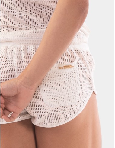 Short filet Aachet Blanc