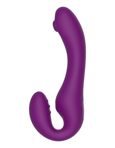 Stimulateur de point G Strapless Strap-On 13 x 3.5cm Violet