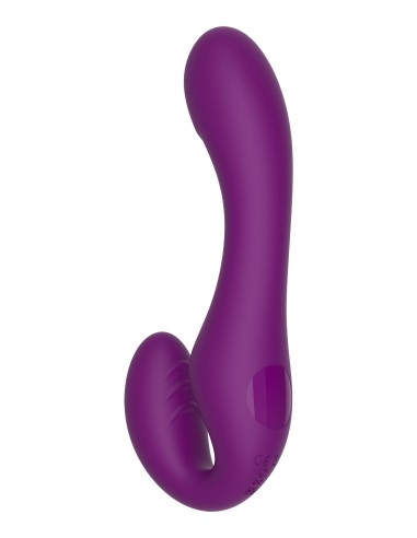 Stimulateur de point G Strapless Strap-On 13 x 3.5cm Violet