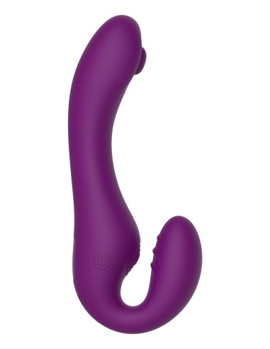 Stimulateur de point G Strapless Strap-On 13 x 3.5cm Violet