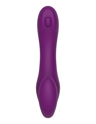 Stimulateur de point G Strapless Strap-On 13 x 3.5cm Violet