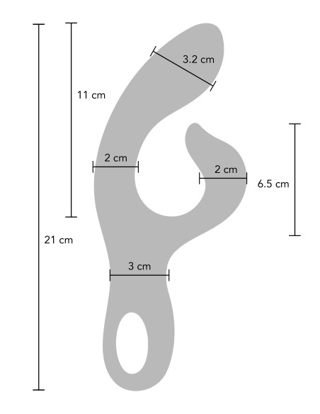 Vibro Rabbit Endless Orgasm 22cm Fuchsia