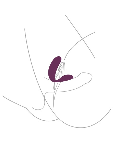 Stimulateur pour Couple Bound Love Violet Stimulateur pour Couple Bound Love Violet