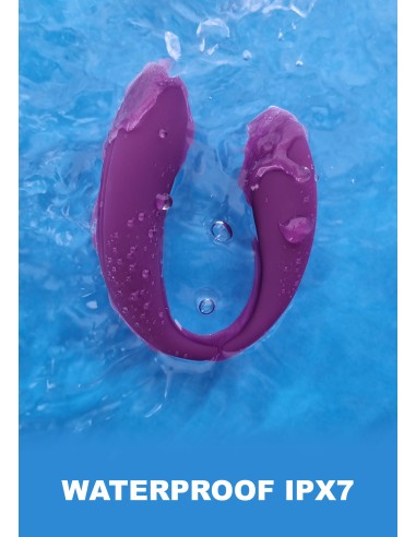 Stimulateur pour Couple Bound Love Violet
