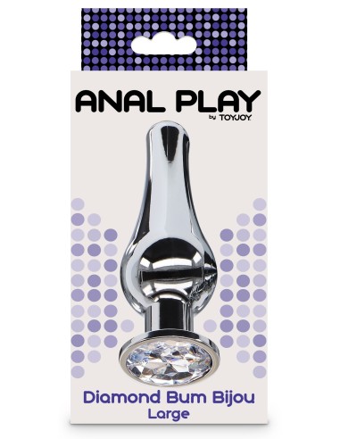 Plug bijou anal Diamond Bum L 12 x 4.1cm