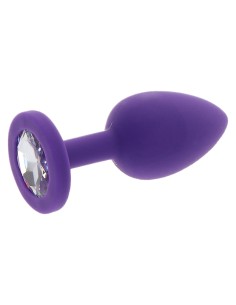 Plug Bijou Diamond Booty S 6 x 2.8cm Violet