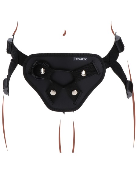 Harnais pour Gode ceinture Strap-On Deluxe Get Real Noir