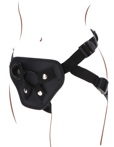 Harnais pour Gode ceinture Strap-On Deluxe Get Real Noir