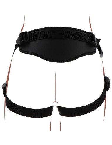 Harnais pour Gode ceinture Strap-On Deluxe Get Real Noir