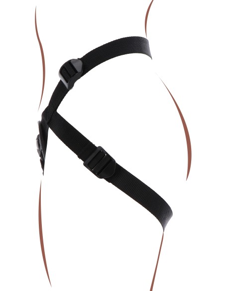Harnais pour Gode ceinture Strap-On Get Real Noir Harnais pour Gode ceinture Strap-On Get Real Noir