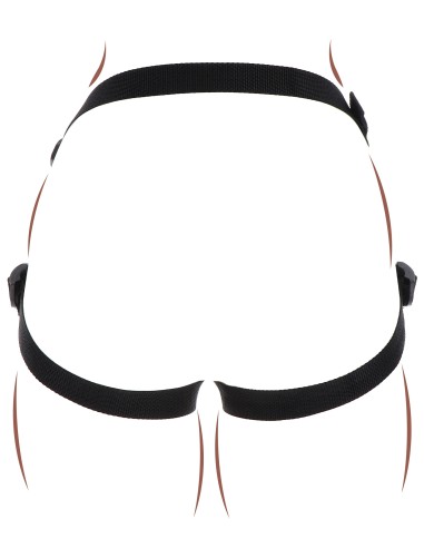 Harnais pour Gode ceinture Strap-On Get Real Noir