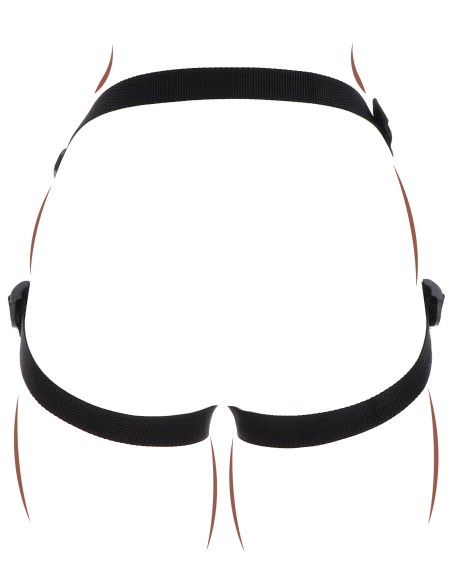 Harnais pour Gode ceinture Strap-On Get Real Noir Harnais pour Gode ceinture Strap-On Get Real Noir