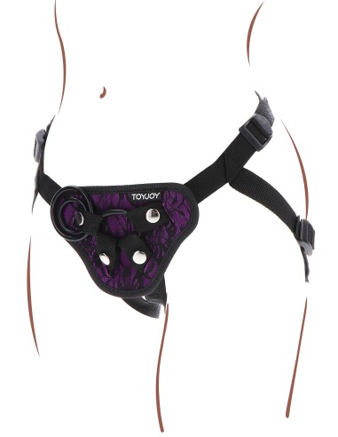 Harnais pour Gode ceinture Strap-On Get Real Violet