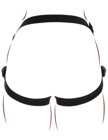 Harnais pour Gode ceinture Strap-On Get Real Violet