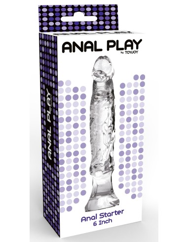 Plug réaliste Anal Starter 13 x 3cm Transparent
