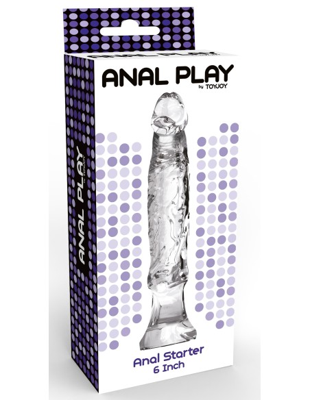 Plug réaliste Anal Starter 13 x 3cm Transparent Plug réaliste Anal Starter 13 x 3cm Transparent