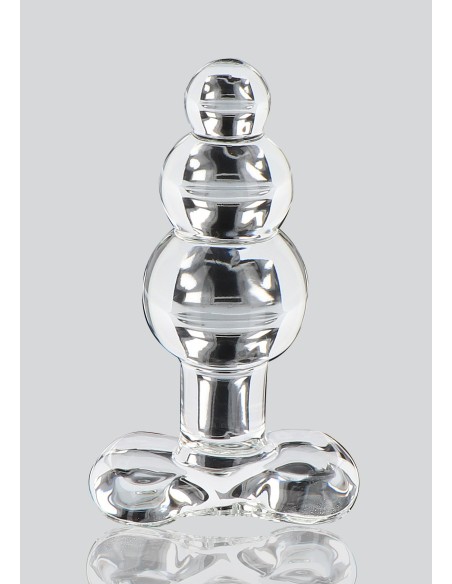 Plug en verre Crystal Jewel 9.5 x 3.5cm Plug en verre Crystal Jewel 9.5 x 3.5cm