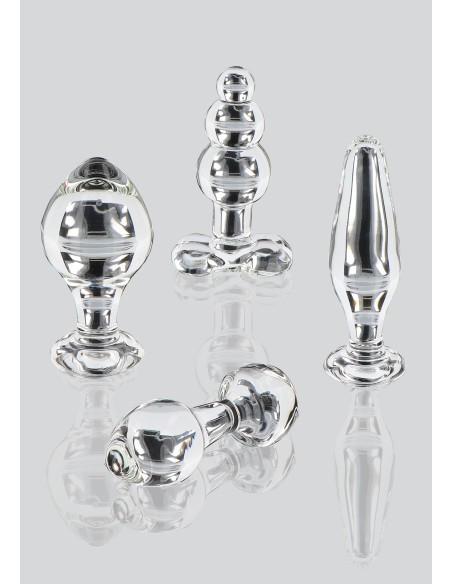 Plug en verre Crystal Jewel 9.5 x 3.5cm Plug en verre Crystal Jewel 9.5 x 3.5cm