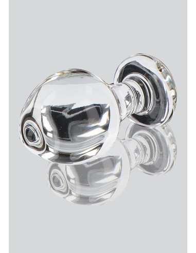 Plug en verre Brilliant Star 8 x 4.5cm