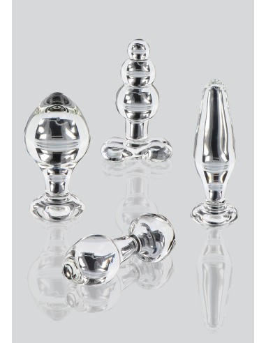 Plug en verre Brilliant Star 8 x 4.5cm