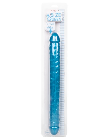 Double Gode Size Queen 43 x 4.2cm Bleu Double Gode Size Queen 43 x 4.2cm Bleu