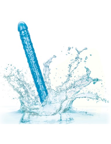 Double Gode Size Queen 43 x 4.2cm Bleu