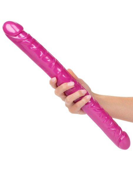 Double Gode Size Queen 43 x 4.2cm Rose