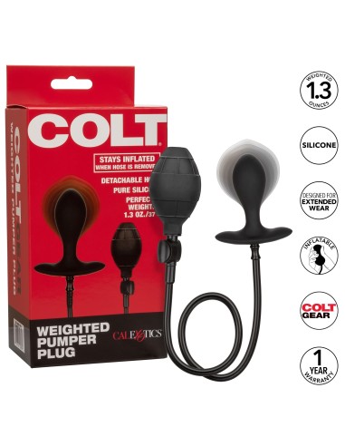 Plug gonflable lesté Weighted Pumper Colt 7.5 x 3.2cm