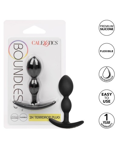 Plug Silicone Teardrop Boundless 7 x 2cm
