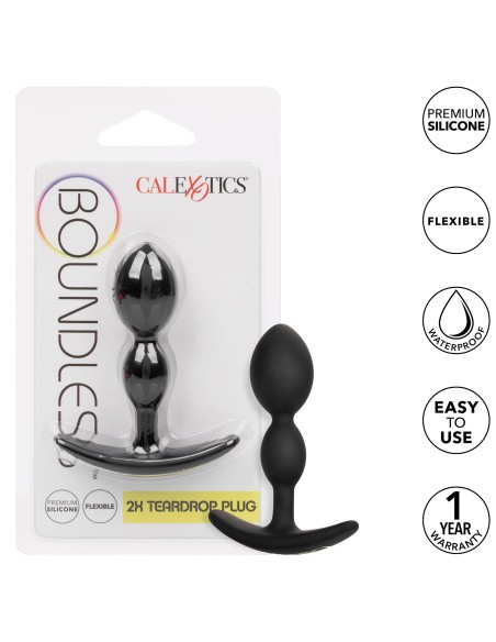 Plug Silicone Teardrop Boundless 7 x 2cm Plug Silicone Teardrop Boundless 7 x 2cm