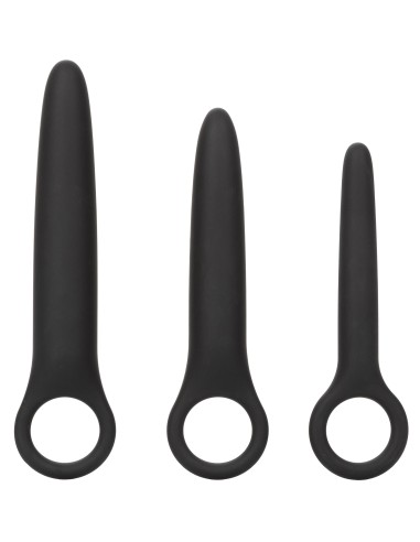 Kit de 3 Plugs Silicone Dilatro Trio Boundless Noirs