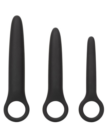Kit de 3 Plugs Silicone Dilatro Trio Boundless Noirs Kit de 3 Plugs Silicone Dilatro Trio Boundless Noirs