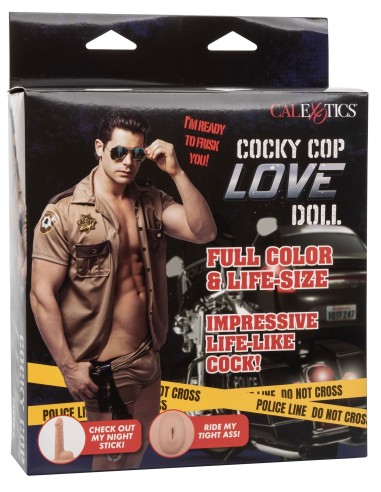 Poupée Gonflable Homme Cocky Cop Sexe 13cm