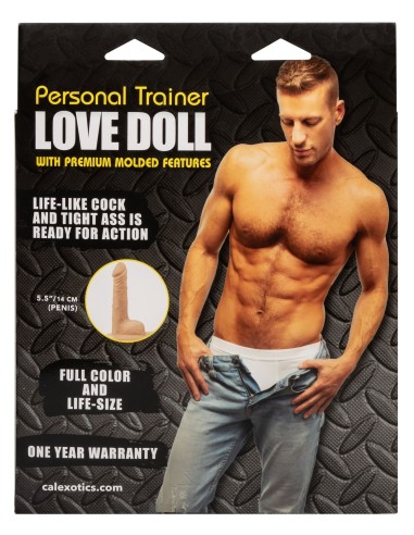 Poupée gonflable Homme Personnal Trainer Sexe 13cm