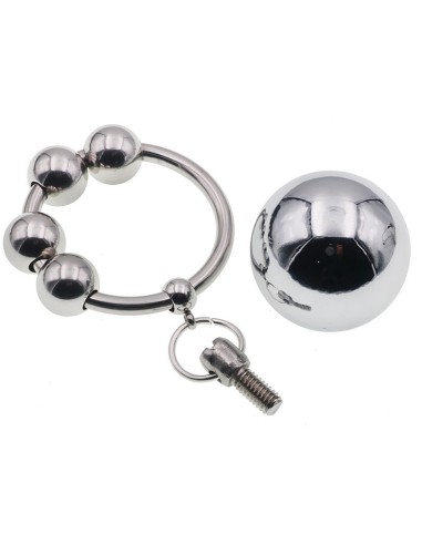 Anneau en métal avec 1 boule Weight Hanger 90g