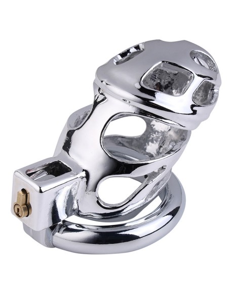 Cage de chasteté en métal Lock Love 9 x 3.5cm