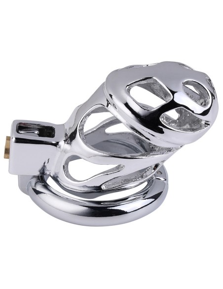 Cage de chasteté en métal Lock Love 9 x 3.5cm