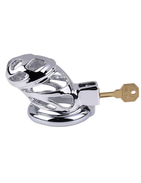 Cage de chasteté en métal Lock Love 9 x 3.5cm