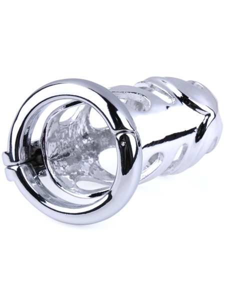 Cage de chasteté en métal Lock Love 9 x 3.5cm